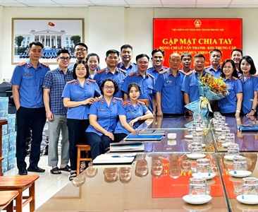 Gặp mặt chia tay đồng chí Lê Văn Thanh - Kiểm sát viên trung cấp Phòng 2 về...